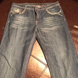 Women straight leg Safety and trust size Baccini jeans 12 denim